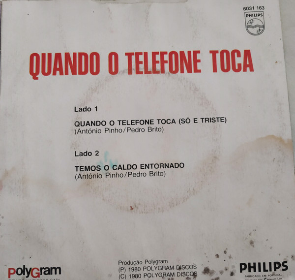Benny Pascoal - Quando O Telefone Toca | Philips (6031163)
