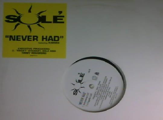 Solé - Never Had | Dreamworks Records (DRMR-13713-1)