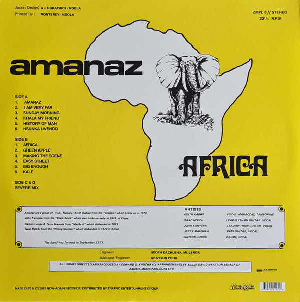 Amanaz - Africa | Now-Again Records (NA 5123) - 2