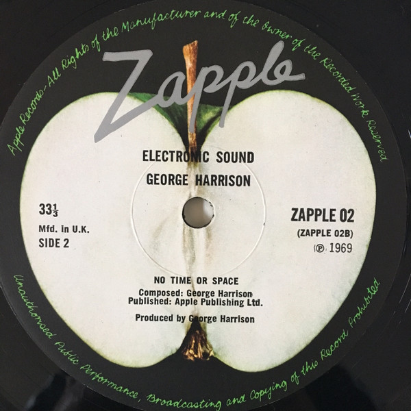 George Harrison - Electronic Sound | Zapple (ZAPPLE 02) - 4