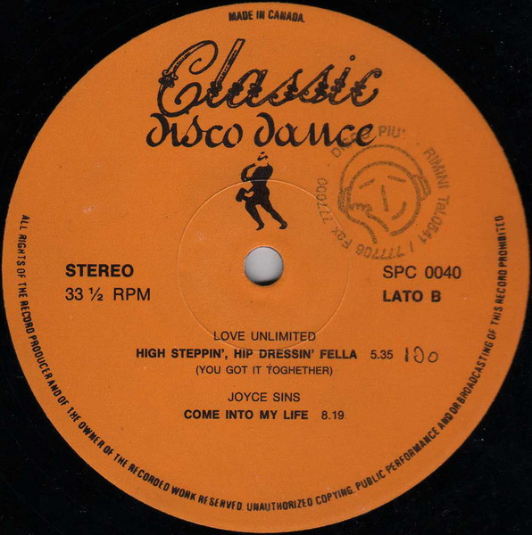 Various - Classic Disco Dance | Classic Disco Dance (SPC 0040) - 2 Various - Classic Disco Dance | Classic Disco Dance (SPC 0040) - 2