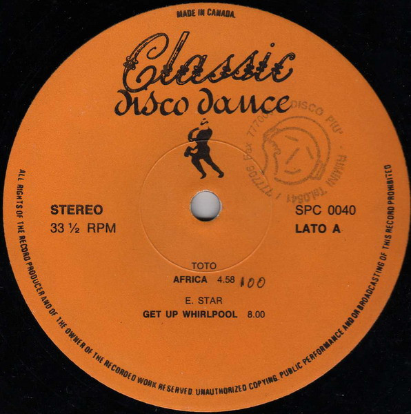 Various - Classic Disco Dance | Classic Disco Dance (SPC 0040) - main Various - Classic Disco Dance | Classic Disco Dance (SPC 0040) - main