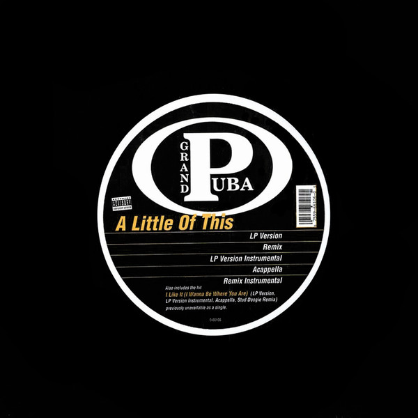 Grand Puba - A Little Of This / I Like It (I Wanna Be Where You Are) | Elektra (0-66106) - main Grand Puba - A Little Of This / I Like It (I Wanna Be Where You Are) | Elektra (0-66106) - main