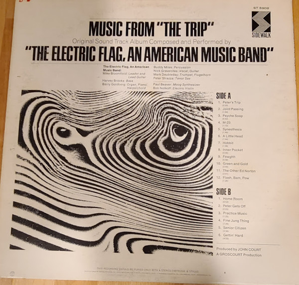 The Electric Flag - The Trip: Original Motion Picture Soundtrack | Sidewalk (ST-5908) - 2