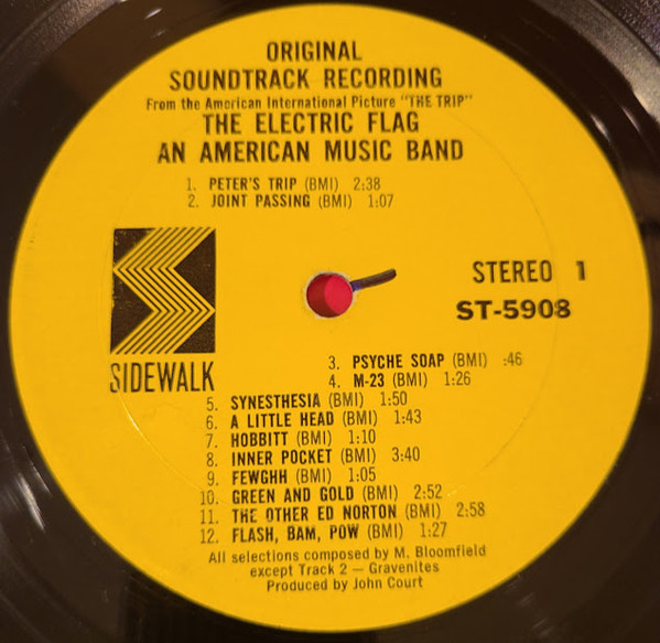 The Electric Flag - The Trip: Original Motion Picture Soundtrack | Sidewalk (ST-5908) - 3