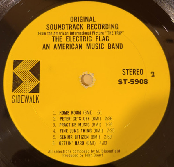 The Electric Flag - The Trip: Original Motion Picture Soundtrack | Sidewalk (ST-5908) - 4