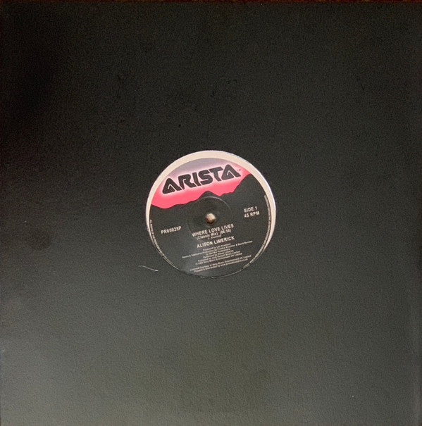 Alison Limerick - Where Love Lives | Arista (PR65025P) - 3