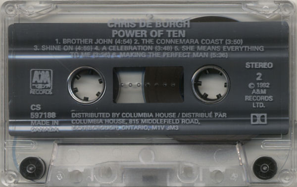 Chris de Burgh - Power Of Ten | A&M Records (CS 597188) - 4 Chris de Burgh - Power Of Ten | A&M Records (CS 597188) - 4