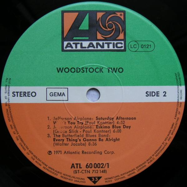 Various - Woodstock Two | Atlantic (ATL 60 002) - 4