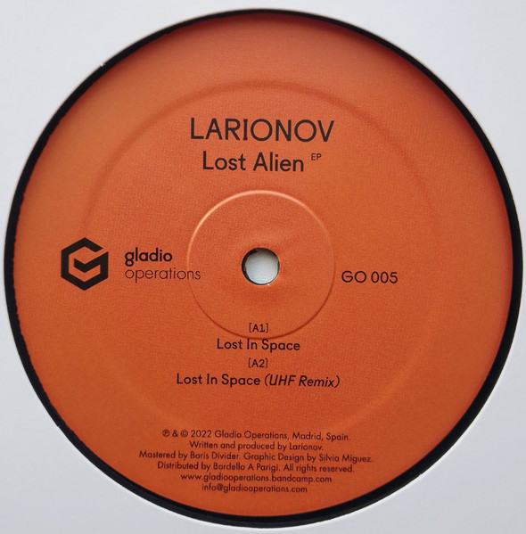 Larionov - Lost Alien EP | Gladio Operations (GO 005)