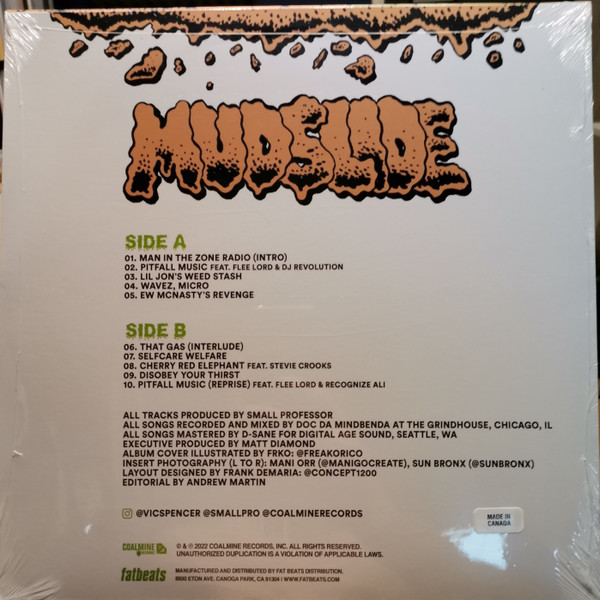 Vic Spencer , Small Professor - Mudslide | Coalmine Records (CM099LP) - main