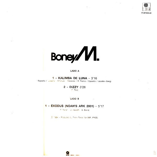 Boney M. - Kalimba De Luna | Ariola (17.601532.30) - 2