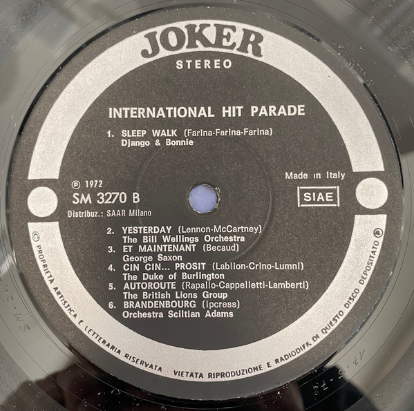 Various - International Hit Parade | Joker (SM 3270) - 3 Various - International Hit Parade | Joker (SM 3270) - 3