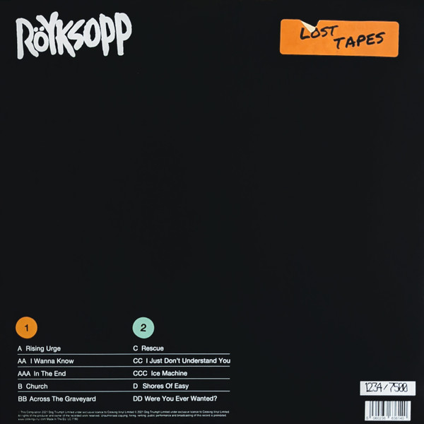 Röyksopp - Lost Tapes | Dog Triumph (DOG041LP) - 2