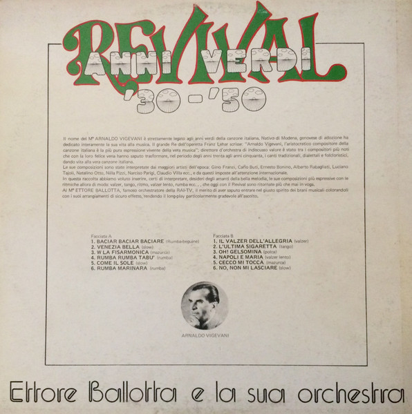 Orchestra Ettore Ballotta - Anni Verdi '30-50' (Revival Di Arnaldo Vigevani) | Bentler (BE/LP 1033) - 2 Orchestra Ettore Ballotta - Anni Verdi '30-50' (Revival Di Arnaldo Vigevani) | Bentler (BE/LP 1033) - 2