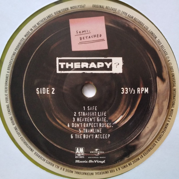 Therapy? - Semi-Detached | Music On Vinyl (MOVLP3567) - 4