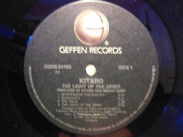 Kitaro - The Light Of The Spirit | Geffen Records (XGHS 24163) - main Kitaro - The Light Of The Spirit | Geffen Records (XGHS 24163) - main