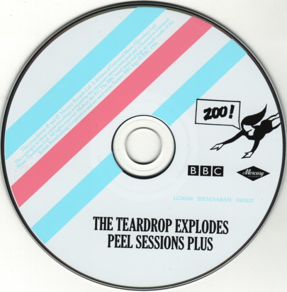 The Teardrop Explodes - Peel Sessions Plus CD | Mercury (5303327) - 3 The Teardrop Explodes - Peel Sessions Plus CD | Mercury (5303327) - 3