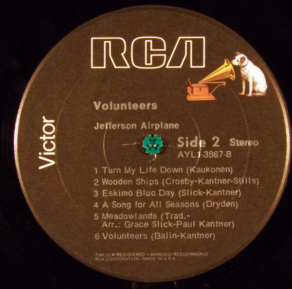 Jefferson Airplane - Volunteers | RCA Victor (AYL1-3867) - 4