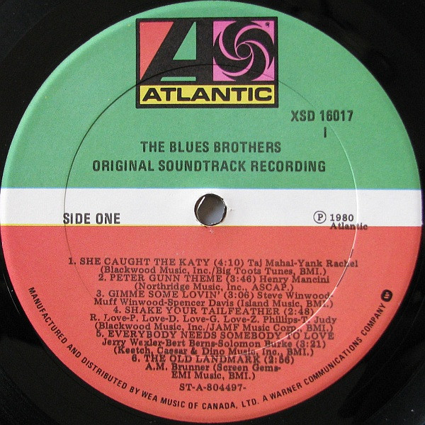 The Blues Brothers - The Blues Brothers (Original Soundtrack Recording) | Atlantic (XSD 16017) - 3