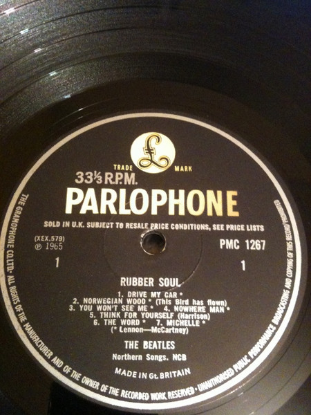 The Beatles - Rubber Soul | Parlophone (PMC 1267) - 3 The Beatles - Rubber Soul | Parlophone (PMC 1267) - 3