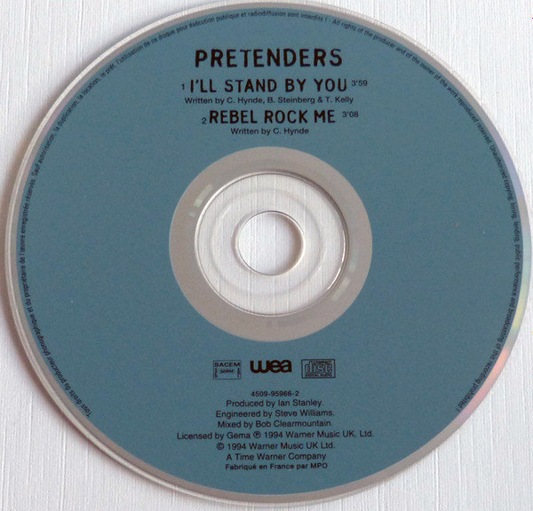 The Pretenders - I'll Stand By You | WEA (4509-95966-2) - 3
