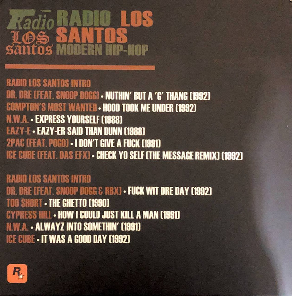 Various - Radio Los Santos (Grand Theft Auto: San Andreas Soundtrack) | Green Sabre Records (GS01) - 7 Various - Radio Los Santos (Grand Theft Auto: San Andreas Soundtrack) | Green Sabre Records (GS01) - 7