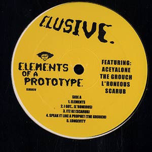 Elusive - Elements Of A Prototype | Elusive Productions (ELUS03V)