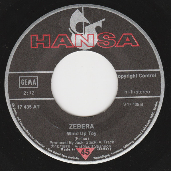 Zebera - My Bionic's Man | Hansa International (17 435 AT) - 3