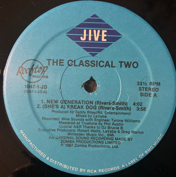 The Classical Two - New Generation / (She's A) Freak Dog | Jive (1047-1-JD) - 2