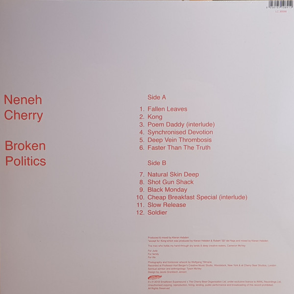 Neneh Cherry - Broken Politics | Smalltown Supersound (STS343LP) - 2
