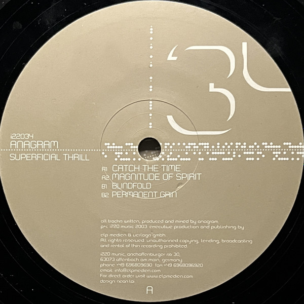 Anagram - Superficial Thrill | i220 (i220-034) - main