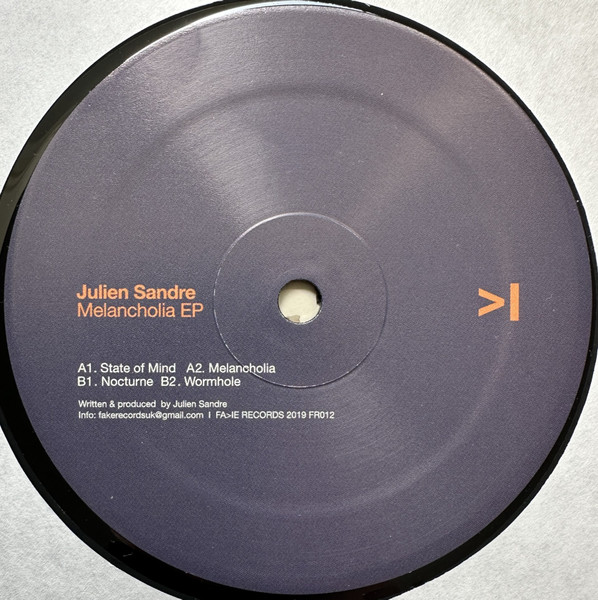 Julien Sandre - Melancholia EP | Fa>Ie Records (FR012) - main