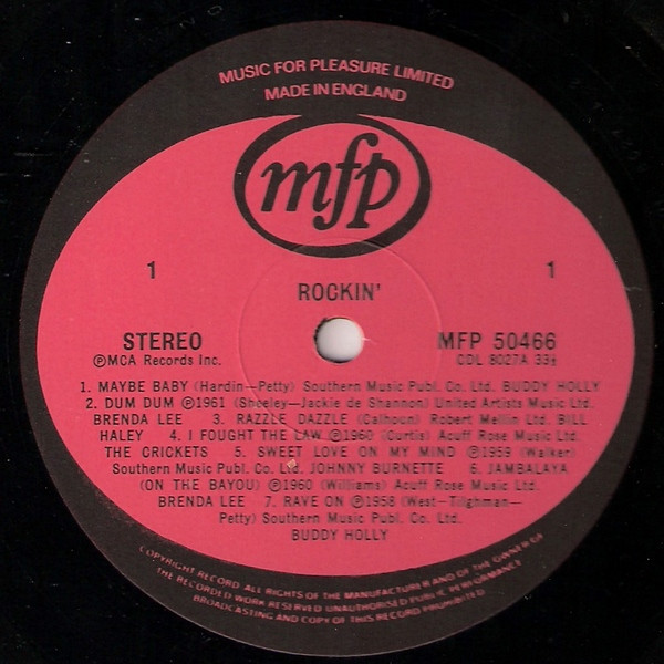 Various - Rockin' | Music For Pleasure (MFP 50466) - 3