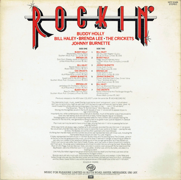Various - Rockin' | Music For Pleasure (MFP 50466) - 2
