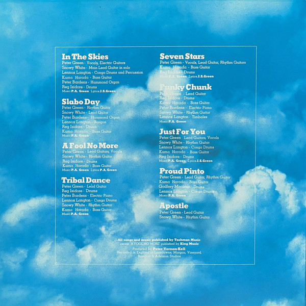 Peter Green - In The Skies | Creole Records (6.23793) - 2