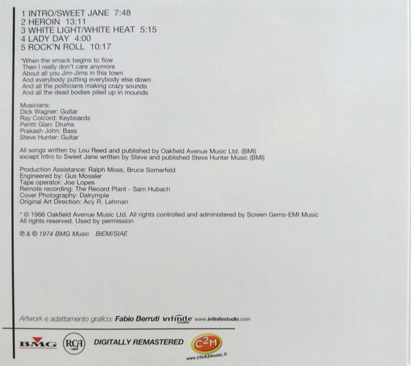 Lou Reed - Rock N Roll Animal | BMG (74321 858682) - 3