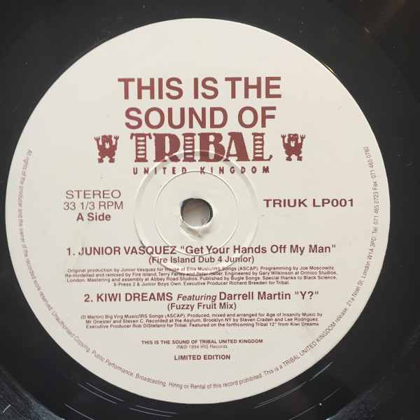 Various - This Is The Sound Of Tribal United Kingdom | TRIBAL United Kingdom (TRIUK LP001) - 3 Various - This Is The Sound Of Tribal United Kingdom | TRIBAL United Kingdom (TRIUK LP001) - 3