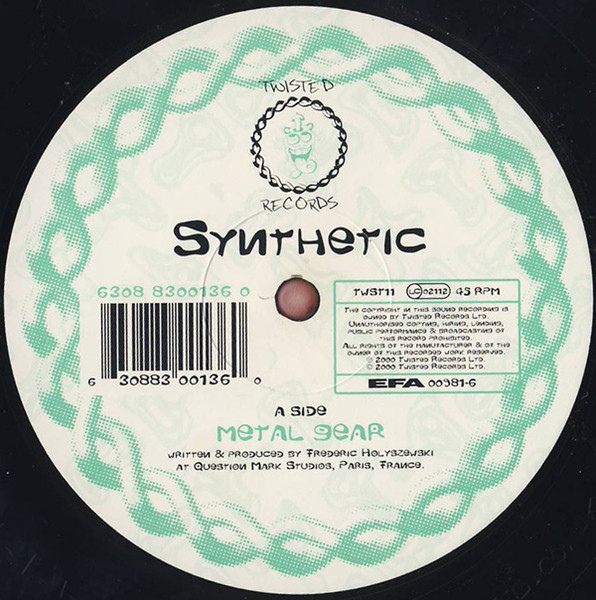 Synthetic - Metal Gear / 100% Pure | Twisted Records (TWST11)