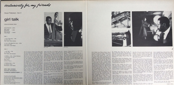 Oscar Peterson - Girl Talk | MPS Records (MPS 15013) - main Oscar Peterson - Girl Talk | MPS Records (MPS 15013) - main
