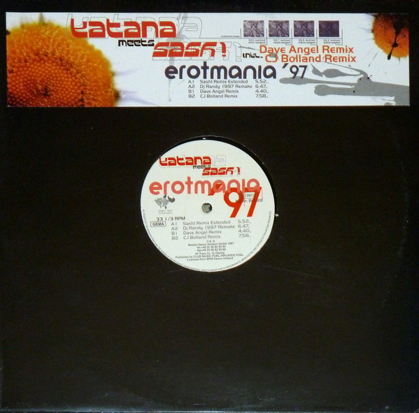 Katana Meets Sash! - Erotmania '97 | Bionic Beat Recordings (BIO 009)