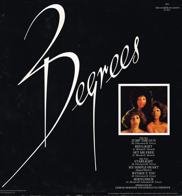 The Three Degrees - 3D | Ariola (3D1) - main