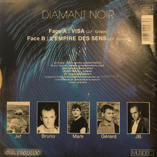 Diamant Noir - Visa | CPA Disques (81010) - 2