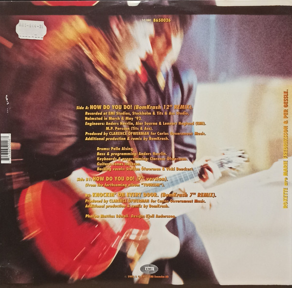 Roxette - How Do You Do! (BomKrash 12" Remix) | EMI (1C 060 8650026) - 2