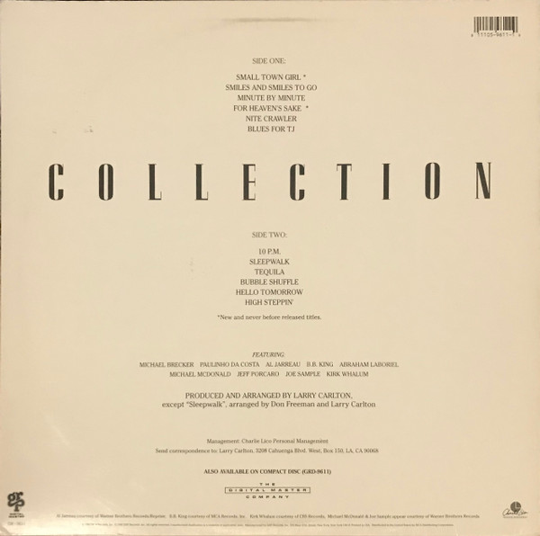 Larry Carlton - Collection | GRP (GR-9611) - 2 Larry Carlton - Collection | GRP (GR-9611) - 2
