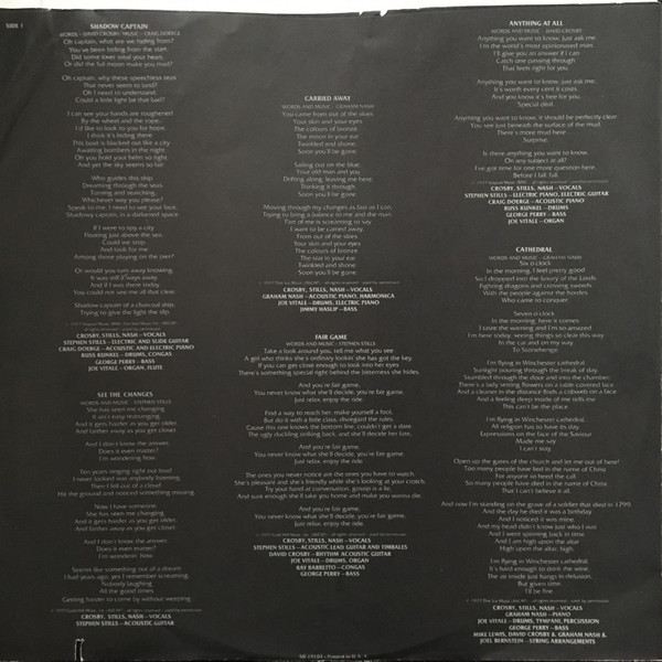 Crosby, Stills & Nash - CSN | Atlantic (SD 19104) - 3 Crosby, Stills & Nash - CSN | Atlantic (SD 19104) - 3