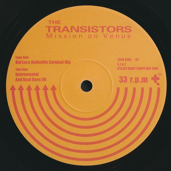 The Transistors - Mission On Venus Remix | Temposphere (TSPH 0702 10") - 4