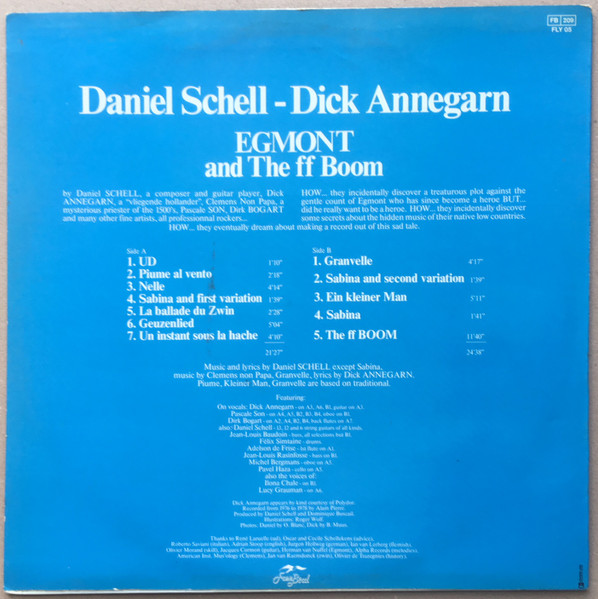 Daniel Schell - Dick Annegarn - Egmont And The Ff Boom | Free Bird (FLY 05) - 2