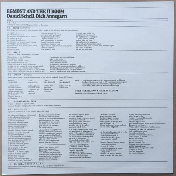 Daniel Schell - Dick Annegarn - Egmont And The Ff Boom | Free Bird (FLY 05) - 3