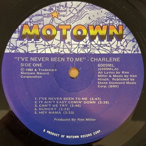 Charlene - I've Never Been To Me | Motown (6009ML) - 3